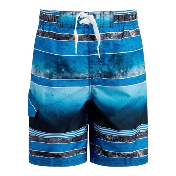 NWT Kanu Surf Boys' Barracuda Quick Dry UPF 50+ Beach Swim Trunk - Picture 1 of 4